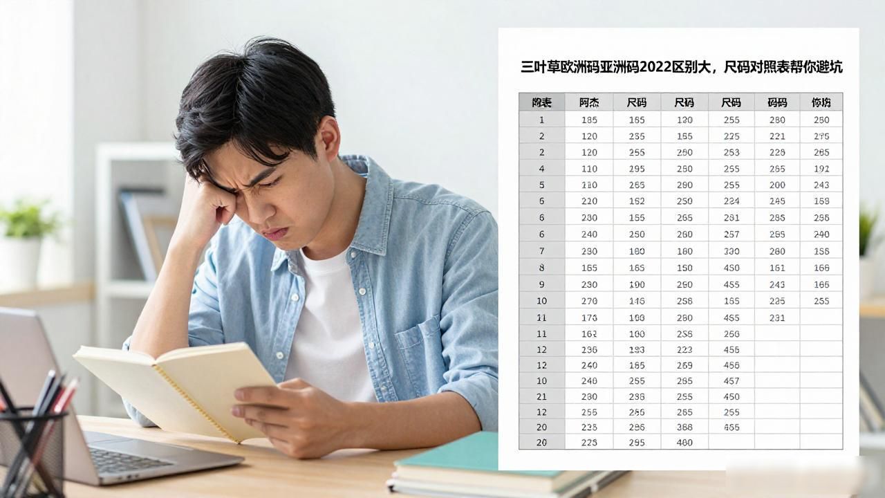 三叶草欧洲码亚洲码2022区别大，尺码对照表帮你避坑